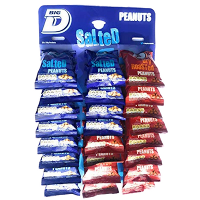 BIG D Mixed Card Salted/Dry Roasted 24x50g