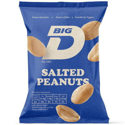 BIG D Salted Nuts Peanuts 24x50g