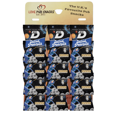 BIG D Salted Peanuts 12x50g CLEARANCE