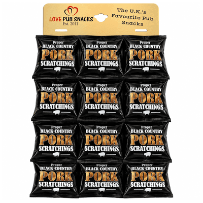 BLACK COUNTRY Pork Scratchings Carded 12x60g