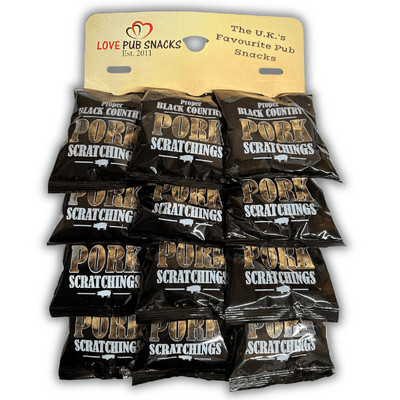 BLACK COUNTRY Pork Scratchings Carded 12x60g