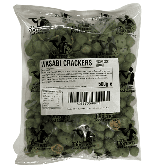 BULK Wasabi Peanut Crackers 500g