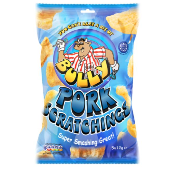 BULLY Pork Scratchings Multipack (5 packs) CLEARANCE