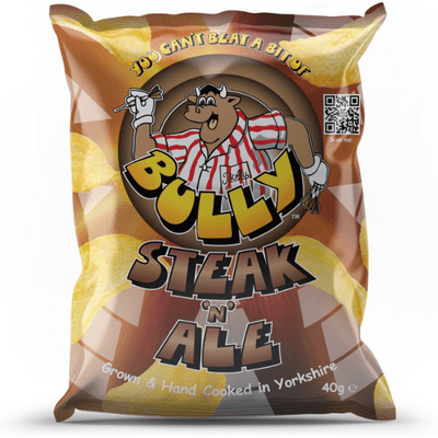 BULLY Steak 'N Ale Crisps 24x40g