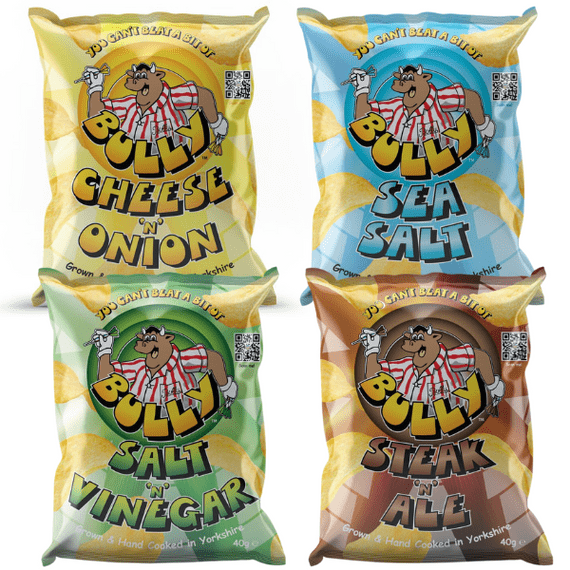 BULLYS CRISPS Mixed Case 24x40g