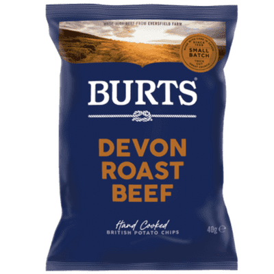 BURTS Devon Roast Beef Crisps 20x40g