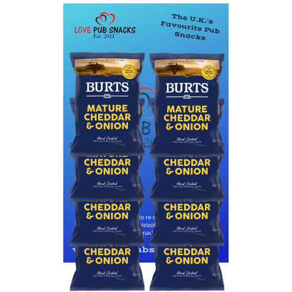 BURTS Pub Card (Various Flavours) 8x40g