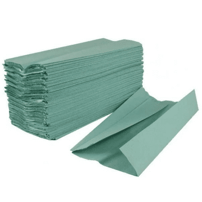 C-FOLD Green Hand Towels 2640