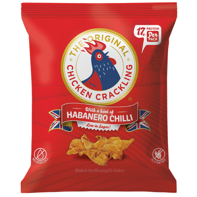 CHICKEN CRACKLING with a Hint of Habanero Chilli 10x40g