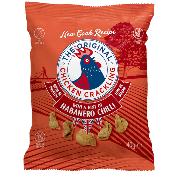 CHICKEN CRACKLING with a Hint of Habanero Chilli