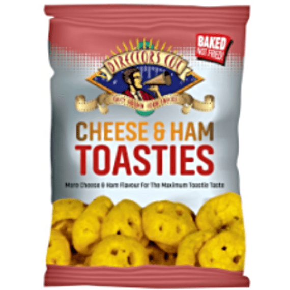 DIRECTORS CUT Cheese & Ham Toasties Snacks 24x50g