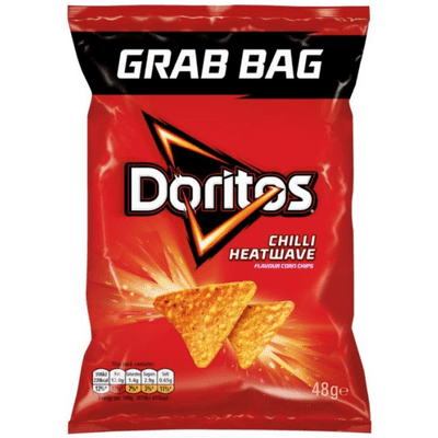 DORITOS Chilli Heatwave Tortilla Crisps Grab Bags
