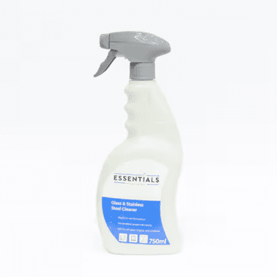 ESSENTIALS HYGIENE GLASS & STAINLESS STEEL CLEANER 750ML