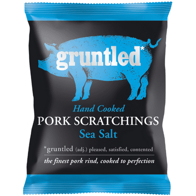 GRUNTLED Pork Scratchings Case 20x35g