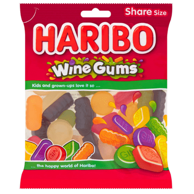 HARIBO Wine Gums Share Bag 12x160g