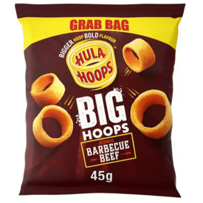 HULA HOOPS Big Hoops BBQ Beef 36x45g