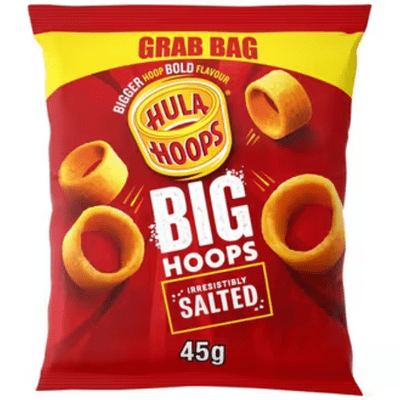 HULA HOOPS Big Hoops Salted 36x45g