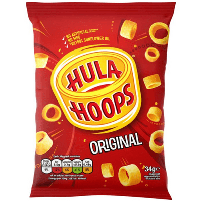 HULA HOOPS Original Crisps 32x34g