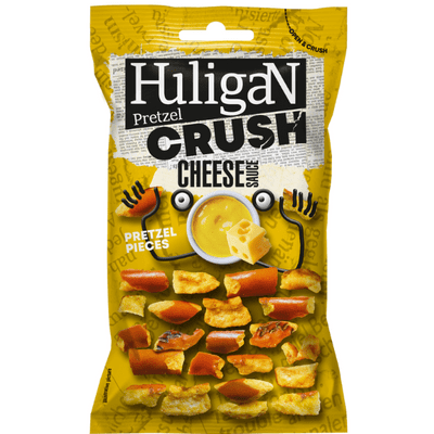 HULIGAN PRETZEL CRUSH Cheese Sauce Pretzel Pieces