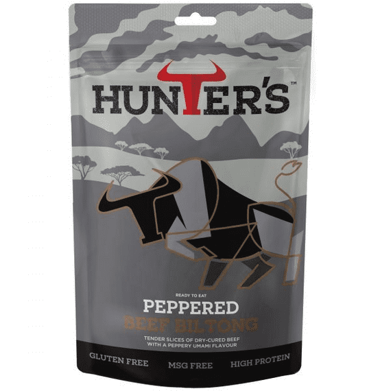 HUNTERS Peppered Beef Biltong 10x28g