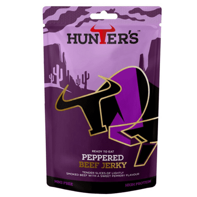 HUNTERS Peppered Beef Jerky 10x28g