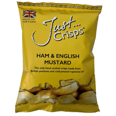 JUST CRISPS - Ham & English Mustard Crisps