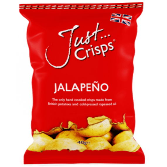 JUST CRISPS - Jalapeno Crisps 24x40g