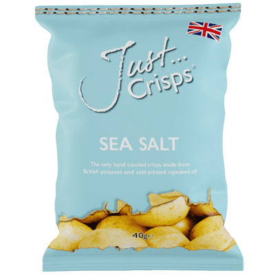 JUST CRISPS - Sea Salt Crisps 24x40g