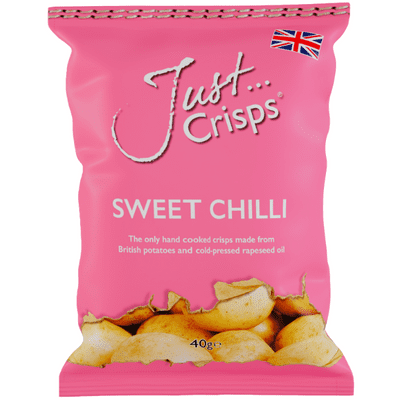 JUST CRISPS - Sweet Chilli Crisps 24x40g