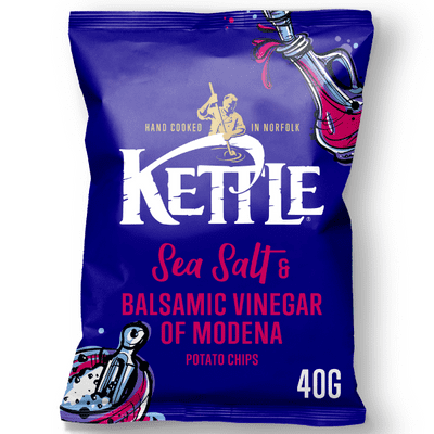 KETTLE Sea Salt & Balsamic Vinegar of Modena Crisps