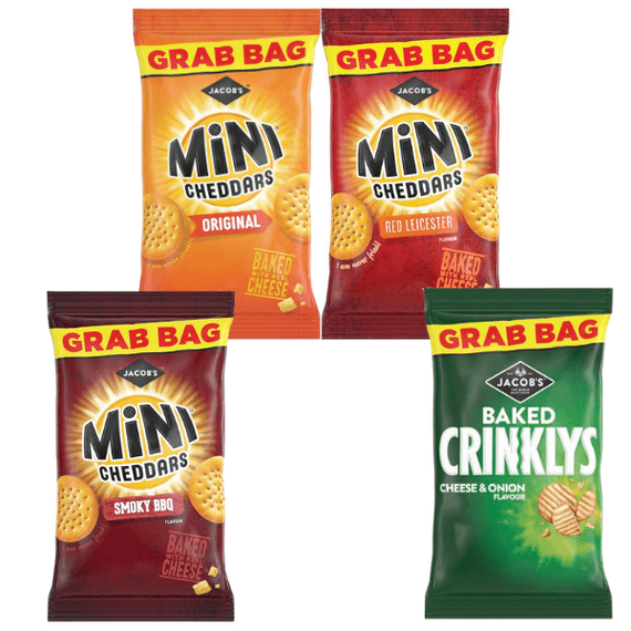 MINI CHEDDARS Mixed Snacks Case Grab Bag