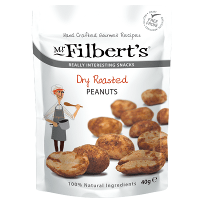 MR FILBERTS Dry Roasted Peanuts 20x40g Case