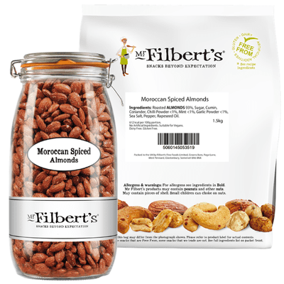 MR FILBERTS Moroccan Spiced Almonds 1.5kg Bulk Bag