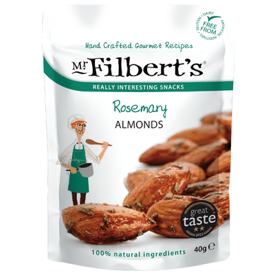 MR FILBERTS Rosemary Almonds 20x40g Case