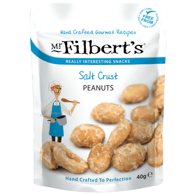 MR FILBERTS Salt Crust Peanuts 20x40g Case