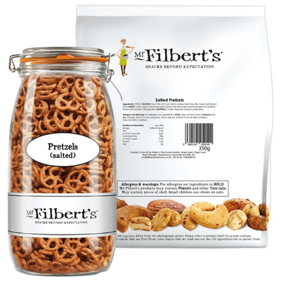 MR FILBERTS Salted Pretzels 350g Bulk Bag