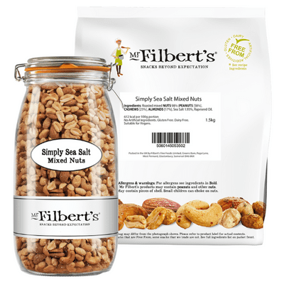MR FILBERTS Simply Sea Salt Nut Mix 1.5kg Bulk Bag