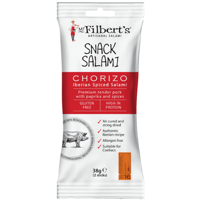 MR FILBERTS Snack Salami Chorizo 15x38g