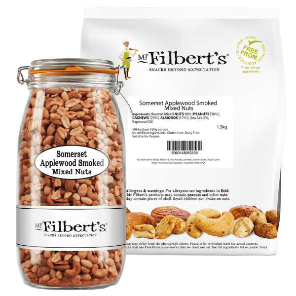 MR FILBERTS Somerset Applewood Smoked Mix Nuts 1 5kg Bulk Bag