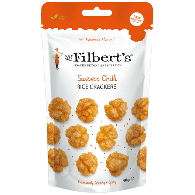 MR FILBERTS Sweet Chilli Rice Crackers 16x40g Case