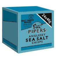 PIPERS Anglesey Sea Salt Crisps 24x40g