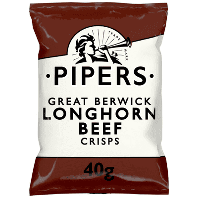 PIPERS Great Berwick Longhorn Beef Crisps