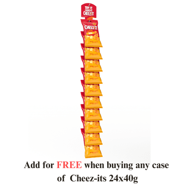 POS Cheeze It Clip strip with S hook