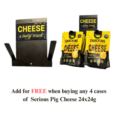 POS Serious Pig Metal Cheese Wall Hanger