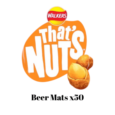POS That's Nuts Beer Mats