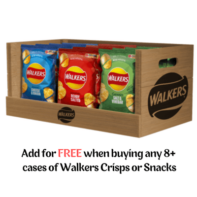 POS Walkers Crisps Wooden Display Crate