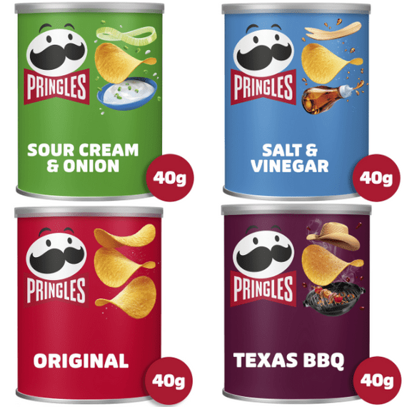 PRINGLES Crisps Mixed Case 12x40g