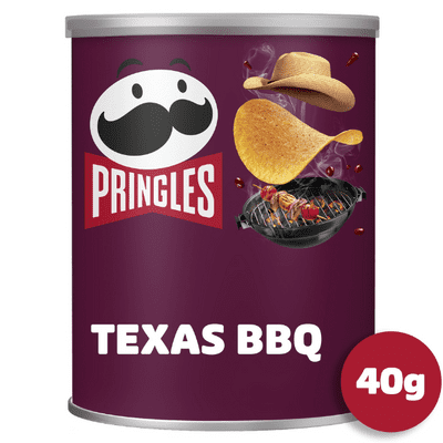 PRINGLES Texas BBQ Sauce Crisps 12x40g