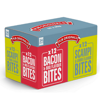 PUB ORIGINAL Bacon & Scampi Bites Variety Case 24x40g