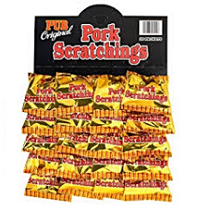 PUB ORIGINAL Pork Scratchings 20x16g CLEARANCE